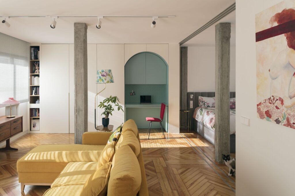 Căn hộ 1 phòng ngủ 75 m2 với thiết kế không gian tiện nghi - Ảnh 1