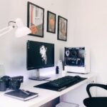 Ảnh Góc gaming trắng đậm chất nghệ thuật