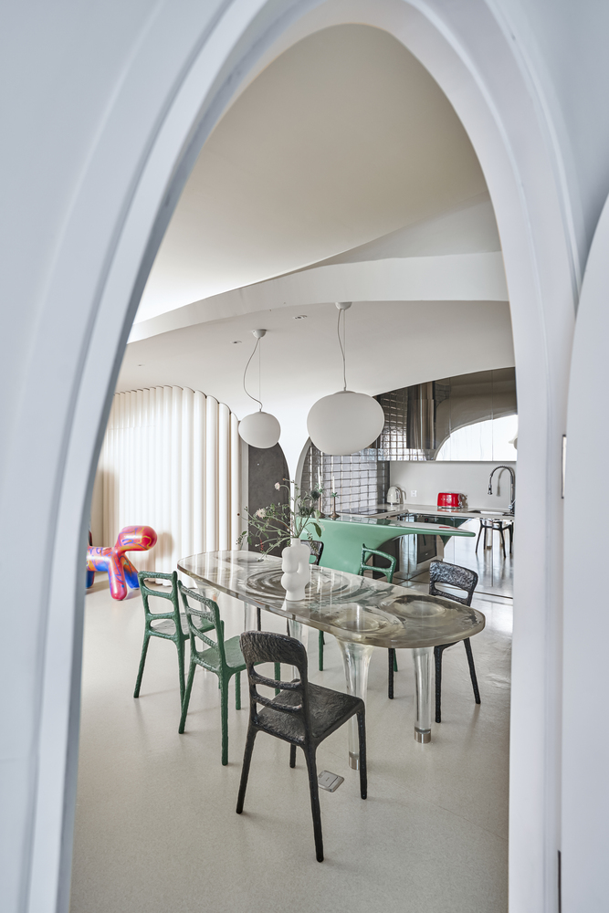 Căn hộ Dream Scape đầy màu sắc và những đường cong uốn lượn - Ảnh 5