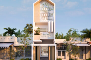 Ảnh Ngôi nhà chắn nắng Tây nhờ hai lớp áo