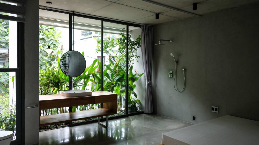 Nhà ống không có bất kỳ tường ngăn nào, kể cả nhà vệ sinh - Ảnh 2